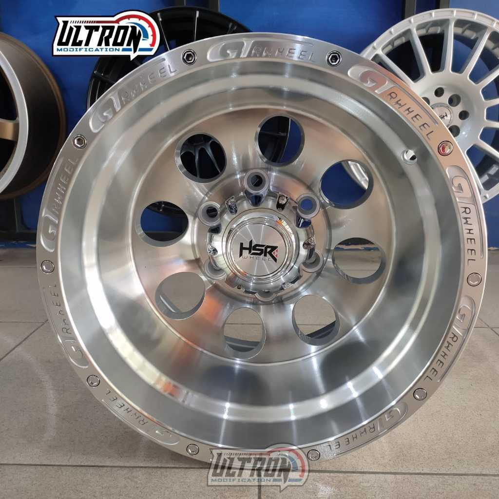 Velg Mobil Racing Semi Offroad Ring 15 HSR Duffy Lebar 10 Baut 6x139,7 Et-44 Buat Trailblazer Fortun
