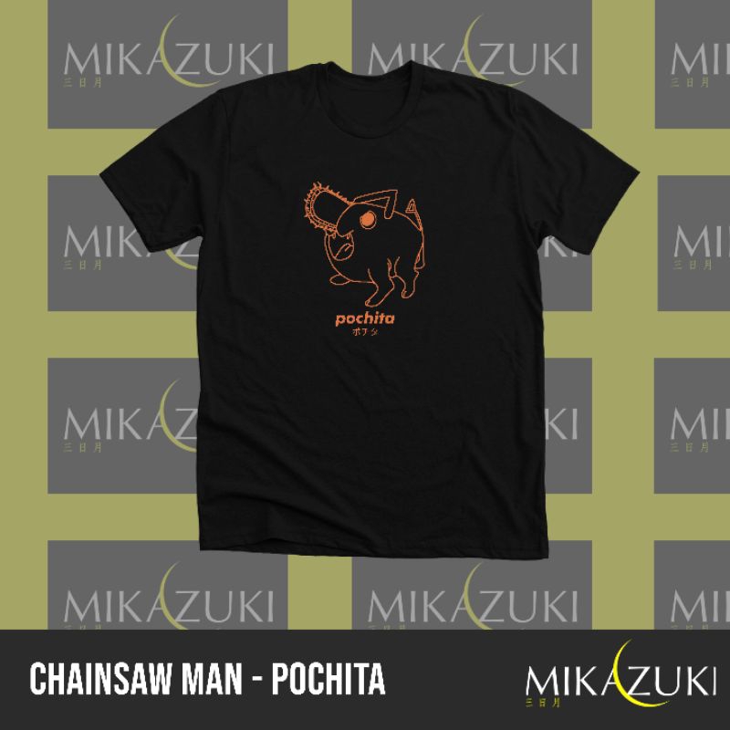 T-shirt / Kaos Chainsaw Man - Pochita Mikazuki