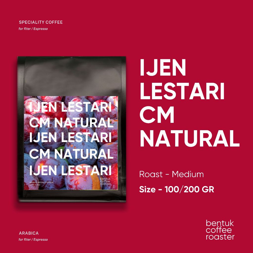 

Kopi Arabika Ijen Lestari CM Natural by Bentuk Coffee Roaster