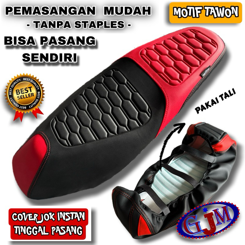 COVER JOK MOTOR MODEL SARANG TAWON ( PAKAI TALI ) ,BISA PASANG SENDIRI#nmax#pcx#aerox#beat#vario#sco