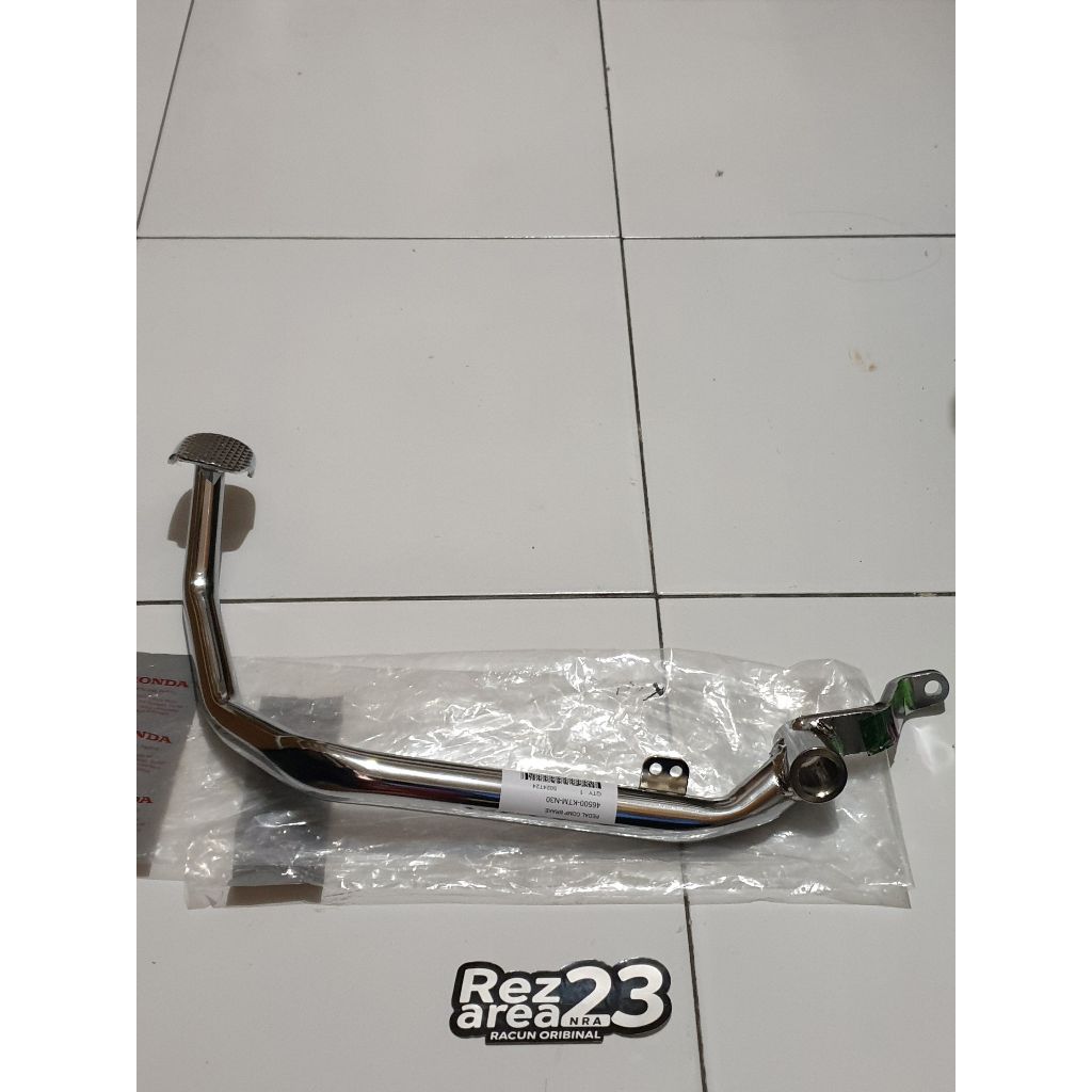 Pedal rem honda supra x125 karbu cakram doble disk