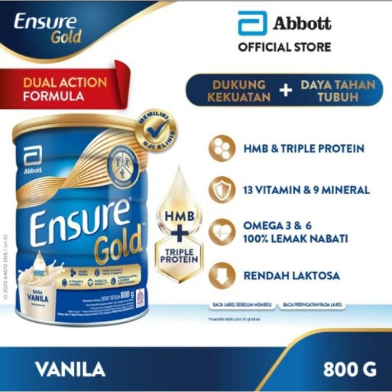 

Ensure Gold Nutrition Vanila 850gr