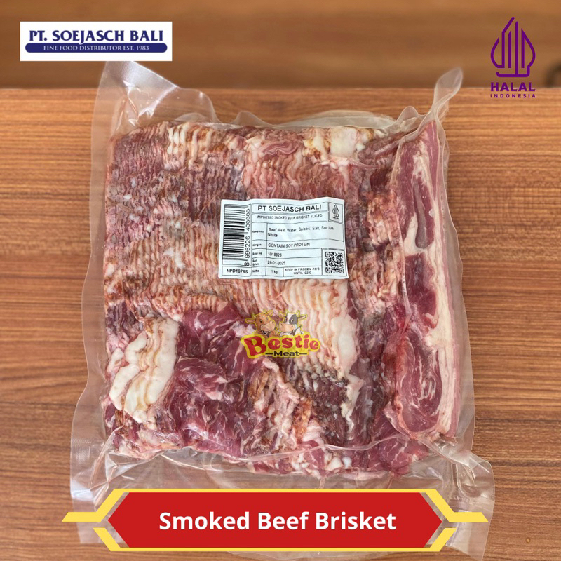 

Smoked Beef Brisket - Daging Sapi Asap - Beef Brisket Soejasch Halal