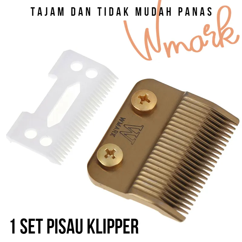 Wmark Blade set pisau klipper mesin cukur