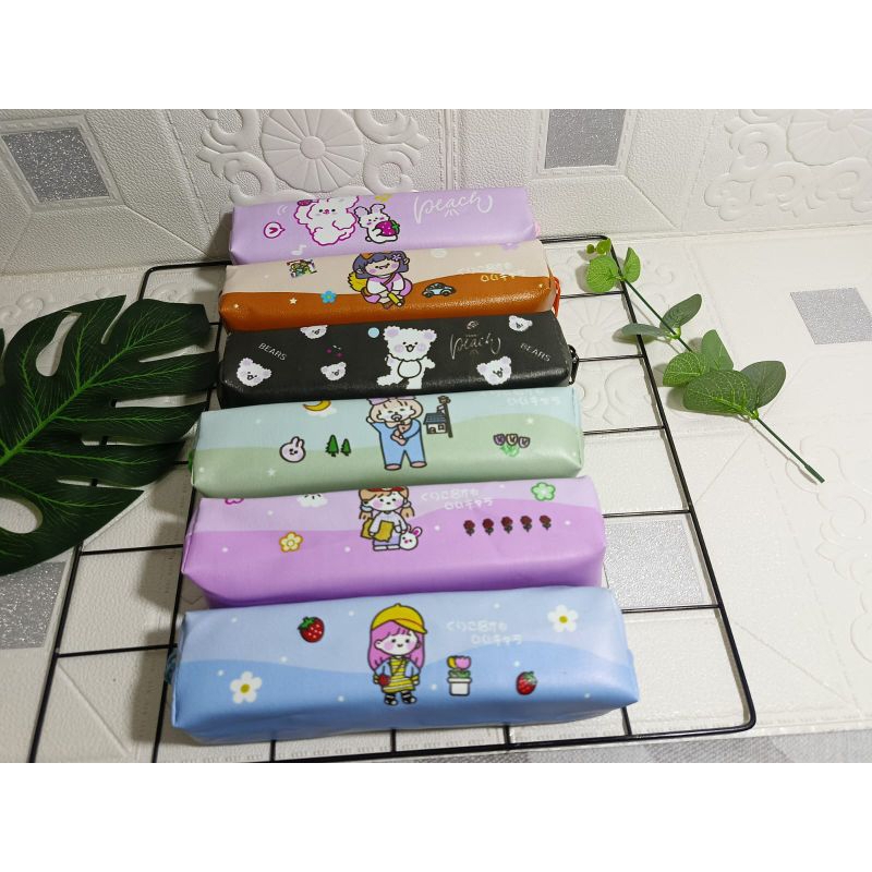 

PROMO!! Tempat Pensil Tepak pensil Motif Karakter Lucu Girlbear