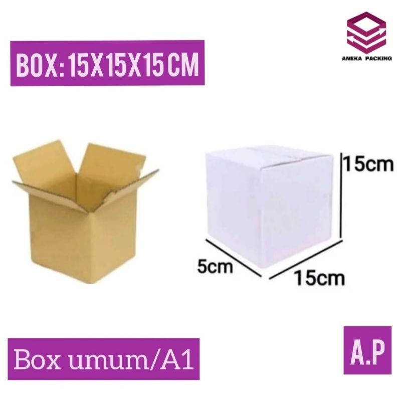 

Box 15x15x15 cm /kardus/Hampers/packing/boxnormal