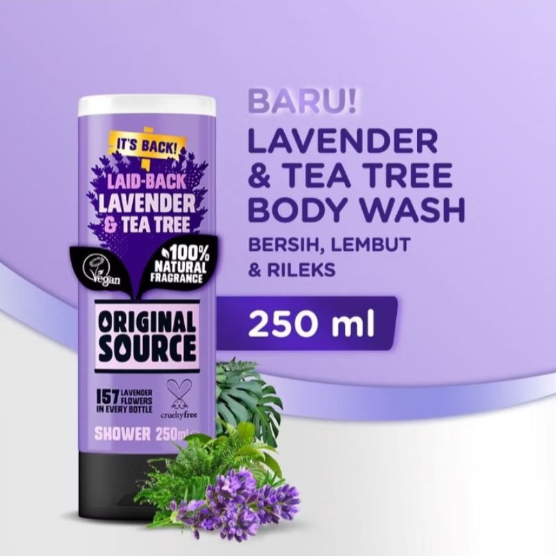 Original Source Lavender & Tea Tree Body Wash 250 Ml