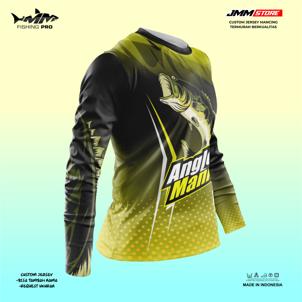 ((BISA COD)) Jersey Mancing Custom, Jersey Mancing Mania Jersey Fishing Custom