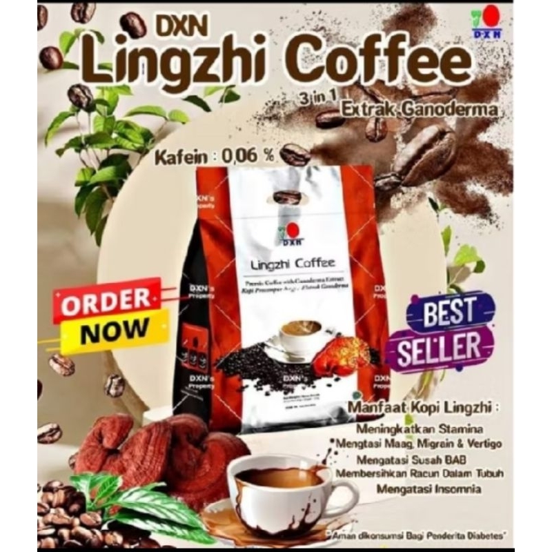 

Dxn Lingzhi Coffee Paket 2 kantong @20 sachet