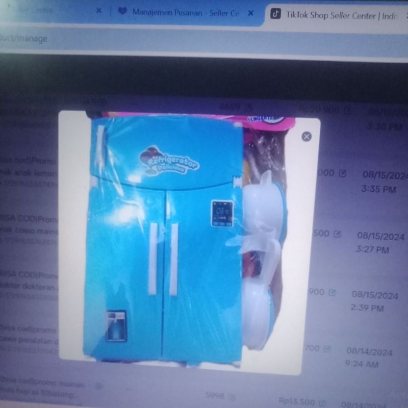 PROMO KULKAS MAINAN KULKAS 3PINTU