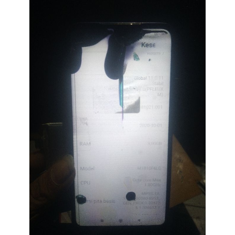 Mesin Redmi 7 ex Upgrade EMMC 3/32 Normal