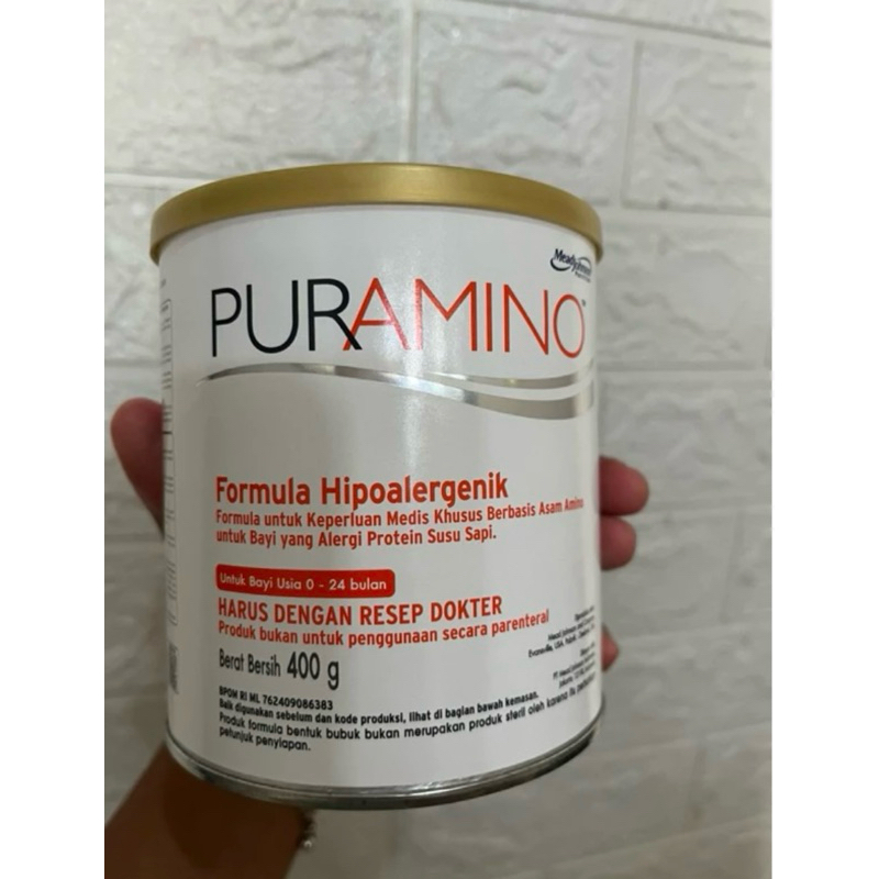 Puramino susu khusus alergi susu sapi (paket 7 kaleng)