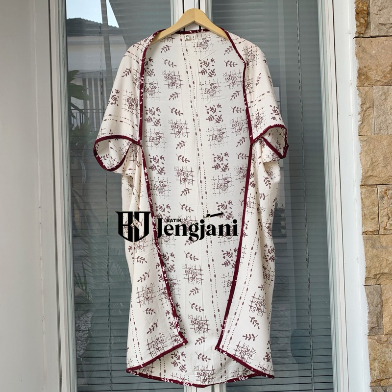 Outer Scarf Ayam Shibori Jumputan Handmade | Outer Batik Premium