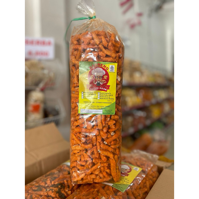 

(1BALL 2kg) BASRENG STIK PEDAS SR TANPA DAUN JERUK