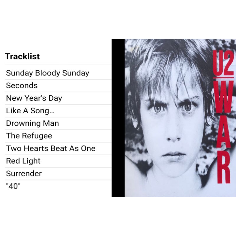 u2 cd album war 1983