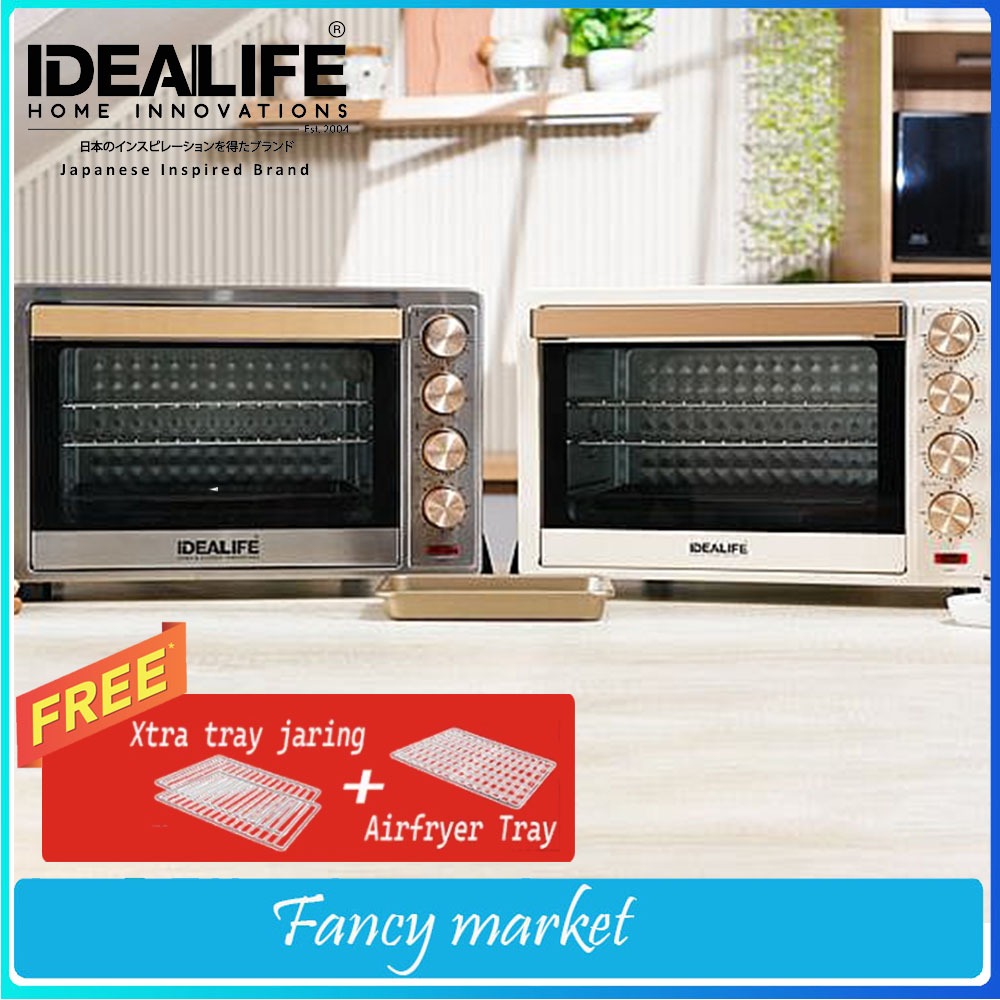 OVEN IDEALIFE + AIR FRYER IDEALIFE IL 335 Kapasitas 35 Liter Bisa 6 Fungsi