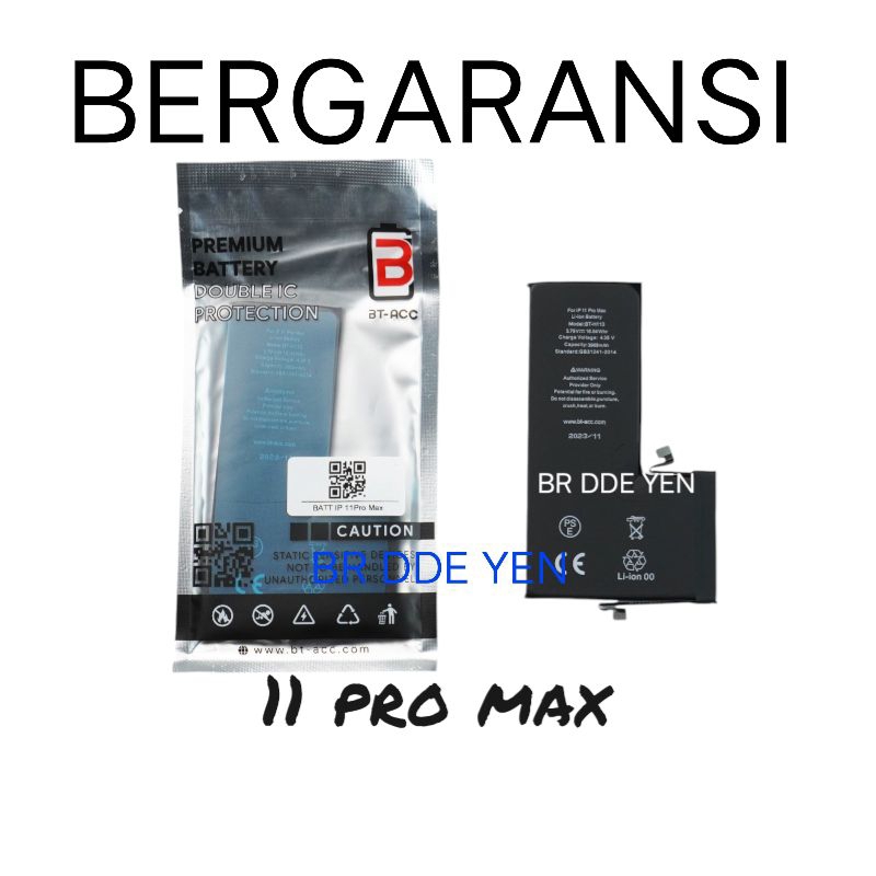 BT-ACC BATERAI UNTUK AIPON 12 PRO MAX BATRE BATREI BATERE BATEREI BATTERY BATRAI BATRAY IPON 11 PROM
