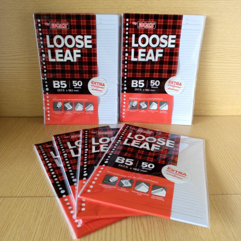 

loose leaf Bergaris B5 isi 50 lbr