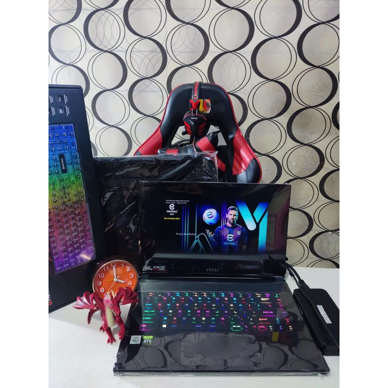 MSI GS66 STEALTH 10SF BLACK VGA NVIDIA RTX 2070 Vram 8Gb