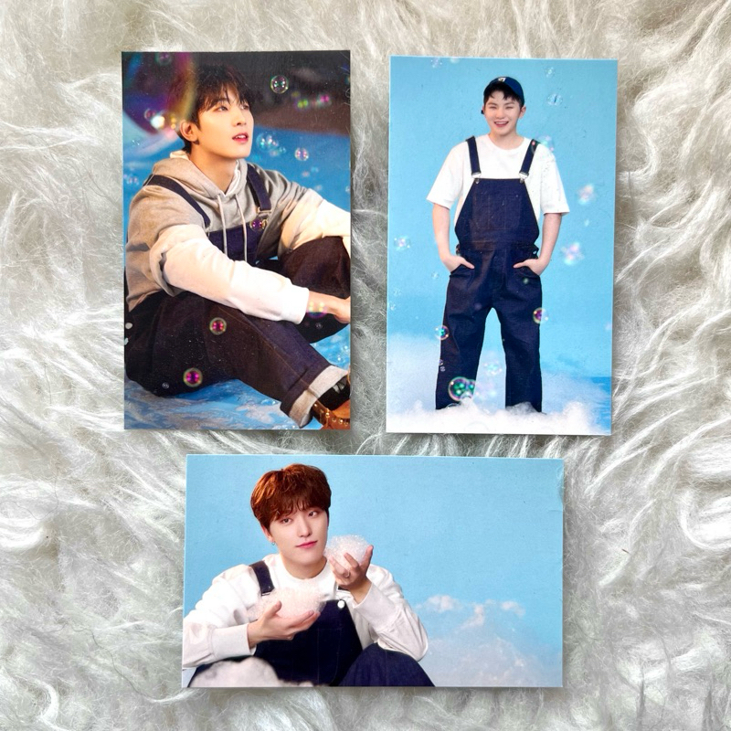 [READY 🇮🇩✅] SEVENTEEN - Japan ‘DREAM’ Album (HMV Benefit Photocard/PC) - Wonwoo Bubble Woozi Dino