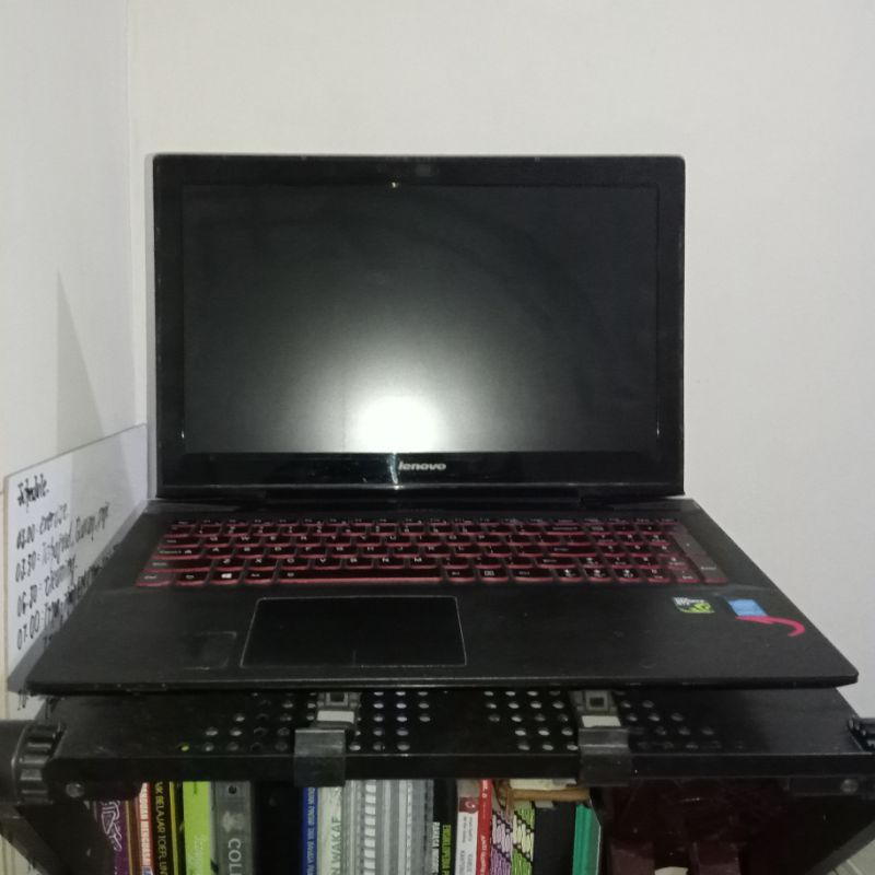 LAPTOP NVIDIA 4GB RAM 16GB SSD 256GB 15 INCH BACKLIGHT BACKLIT LENOVO Y50-70 SECOND MINUS