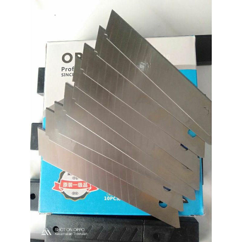 

ORLAND isi ulang CUTTER ukuran L BLADE 18mm Profesional Edge
