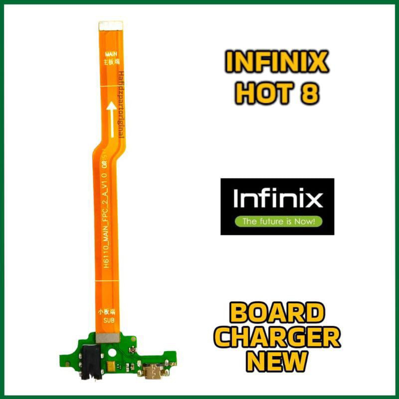 Flexible Flexibel Board Charger Papan Konektor Cas Infinix Hot 8 X650 Original Copotan