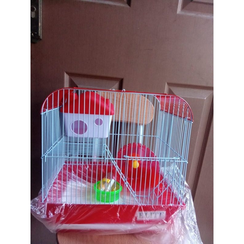 Kandang tingkat 2 fullset  hm118 ada slorokan dibawahnya