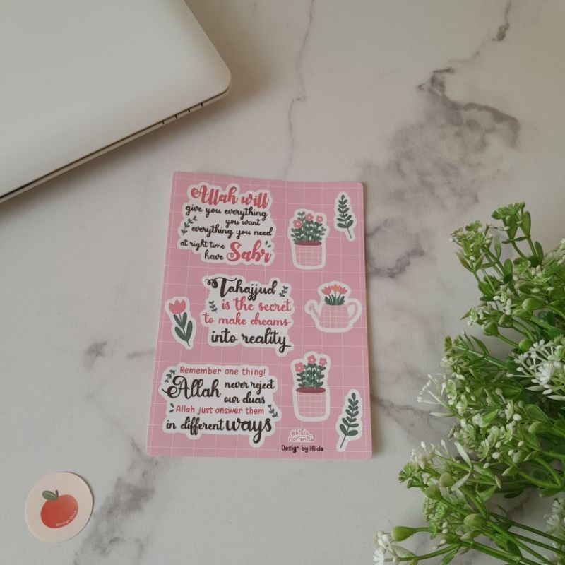 

Islamic Sticker Sheet Quote for Muslimah