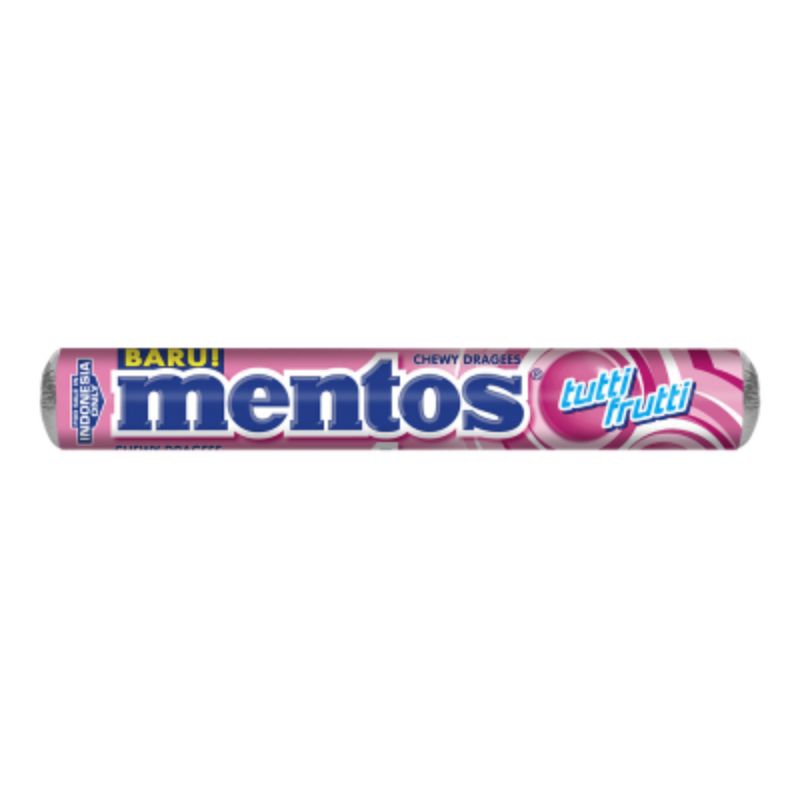 

Mentos Permen Tutti Frutti Roll 37 g