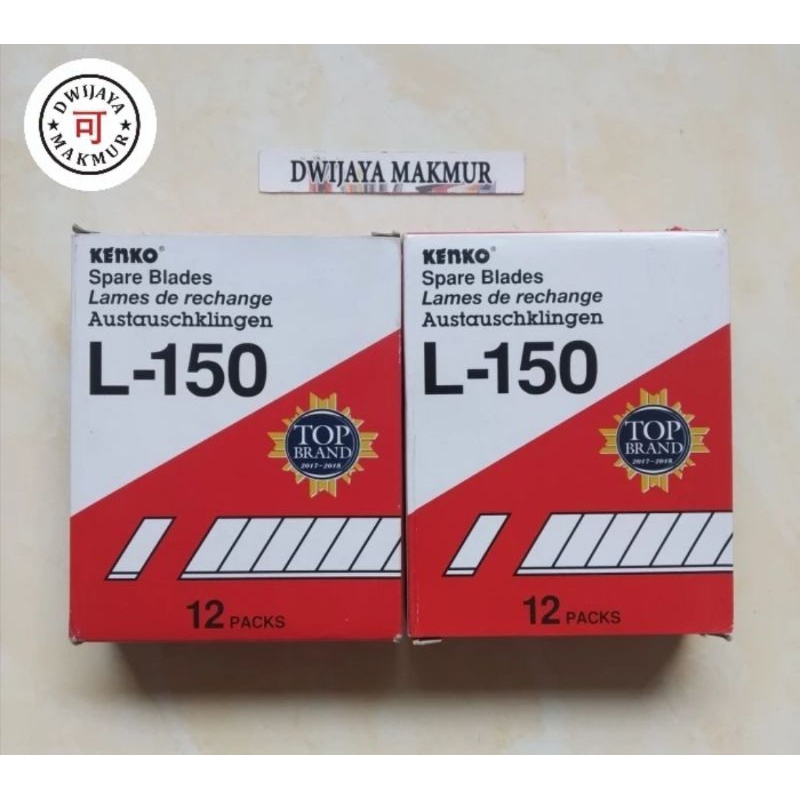 

Kenko L-150 (isi anak cutter besar / mata pisau) 1 tube isi 5 pcs