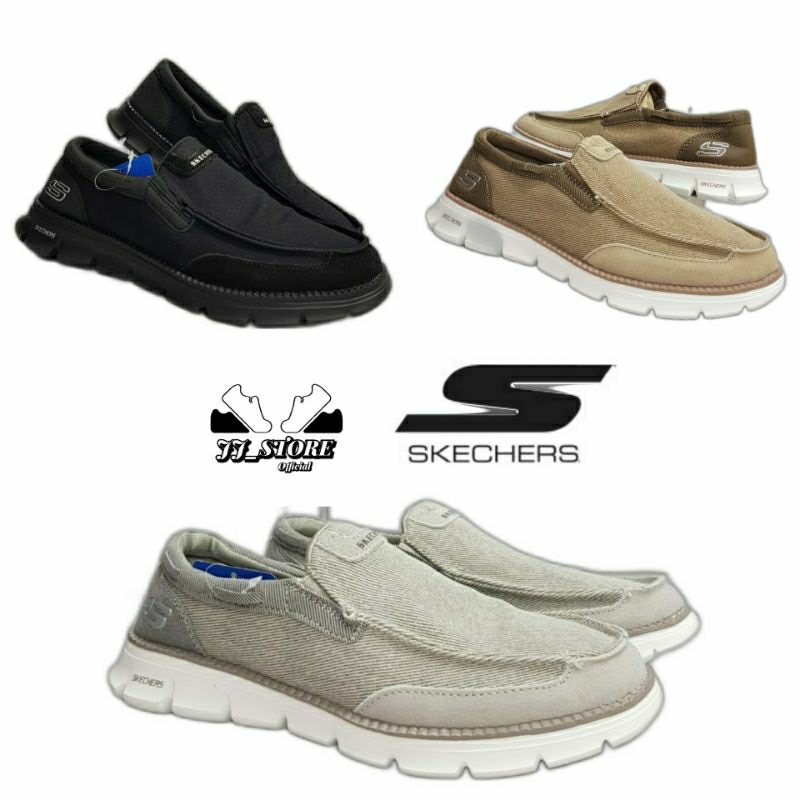 SEPATU SKECHERS PRIA/SKECHERS CLASSIC SLIP ON/SKECHERS PRIA/SEPATU SLIP ON PRIA/SKECHERS SLIP ON