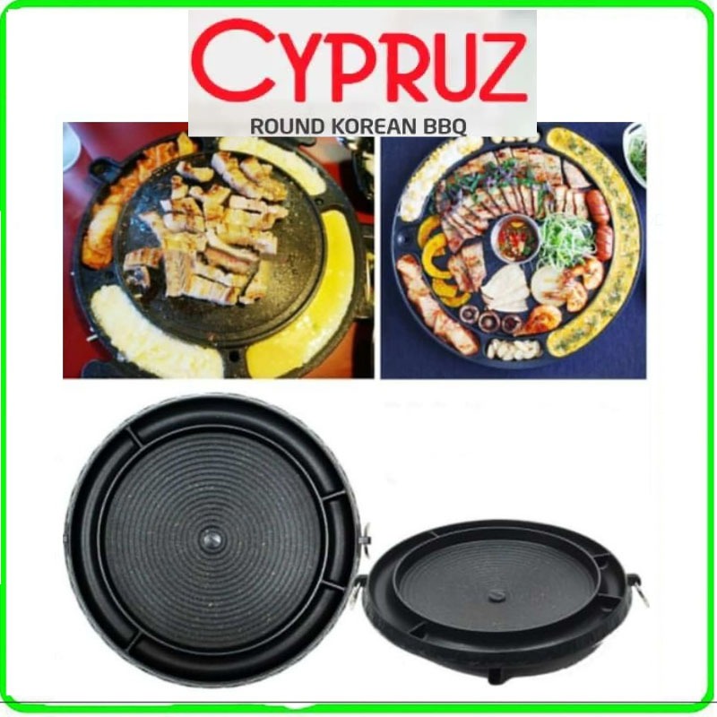 PANGGANGAN PREMIUM CYPRUZ KOREAN BBQ Panggangan Grill Serbaguna ANTI LENGKET