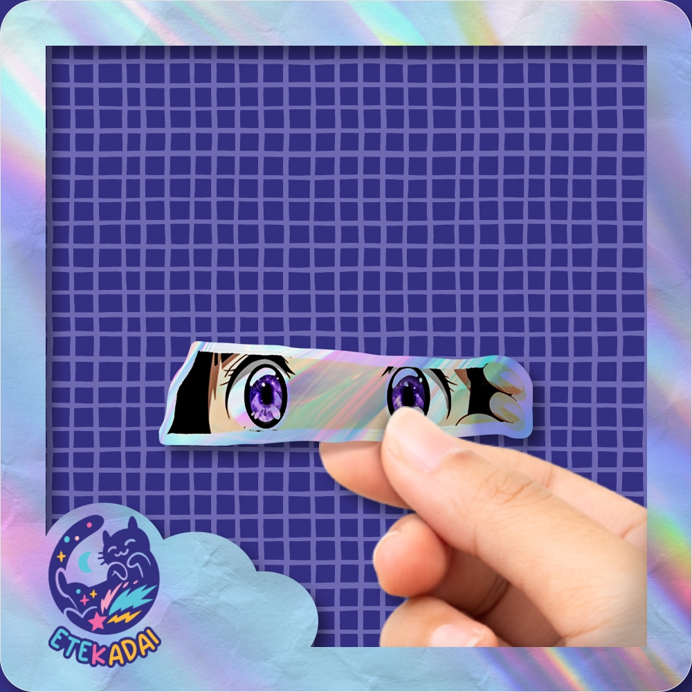 

Stiker Hologram Anime Hyouka Eru Chitanda Eyes