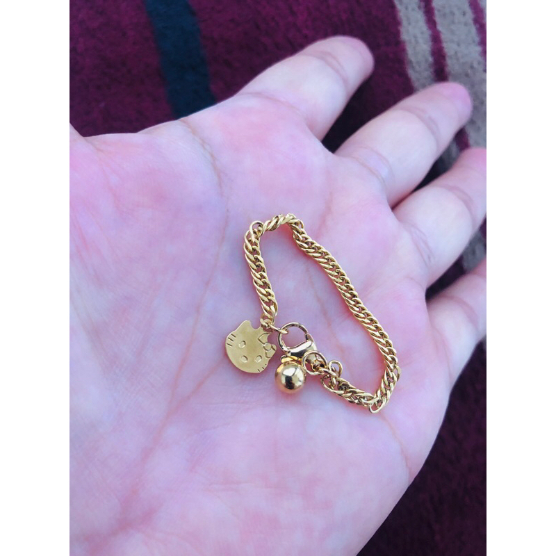 gelang anak sasap motip emas 420 uk 2 grm an