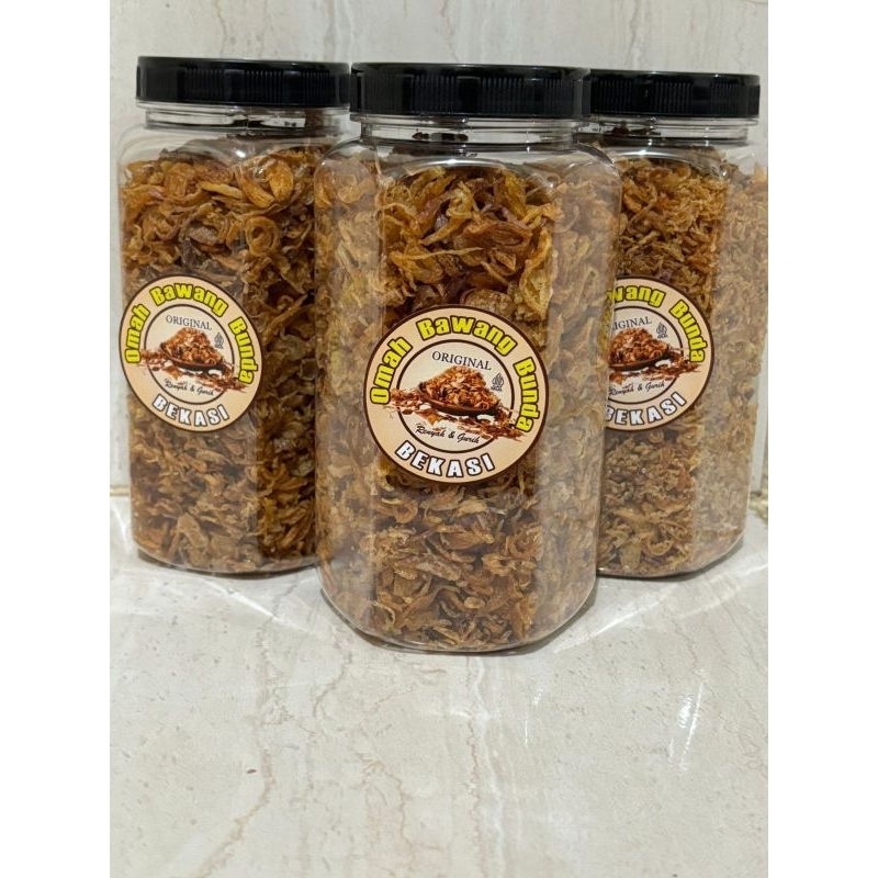 

LAKU Bawang Goreng Asli Brebes Orinal Asli Tanpa Campuran 700 ML