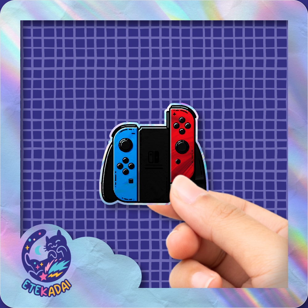

Stiker Hologram Game Nintendo Joy Con