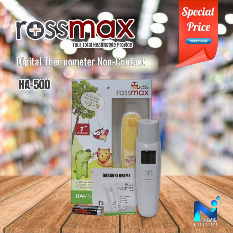 Termometer Infrared Rossmax HA 500 / Thermometer Non Contact Rossmax Qutie HA500