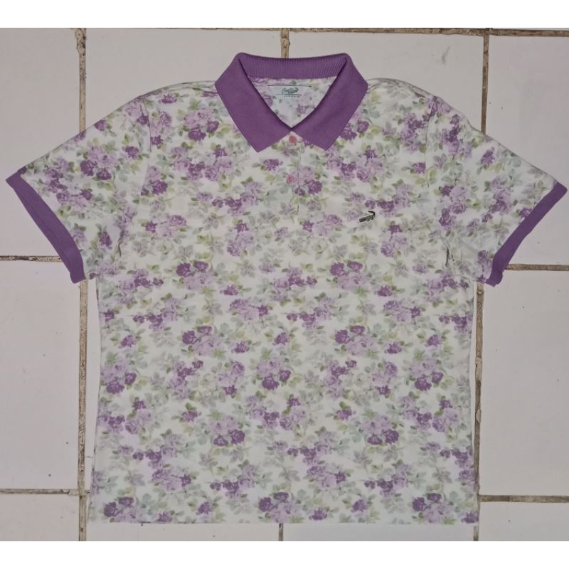 kaos kerah crocodile ladies second