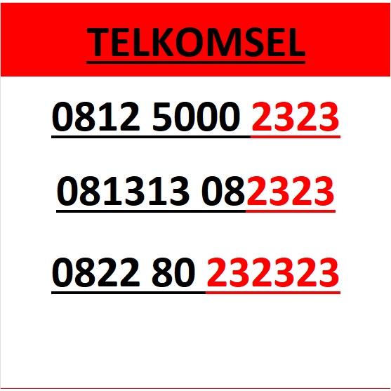 nomor cantik telkomsel simpati seri abab 2323 murah lengkap wn84 5000
