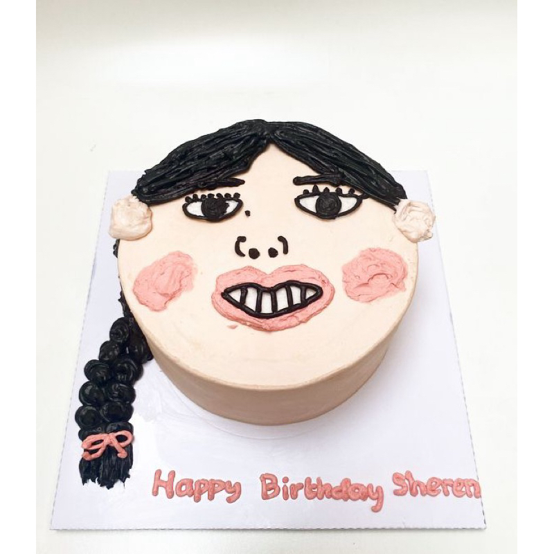 ugly cake korean cake kue jelek viral korean