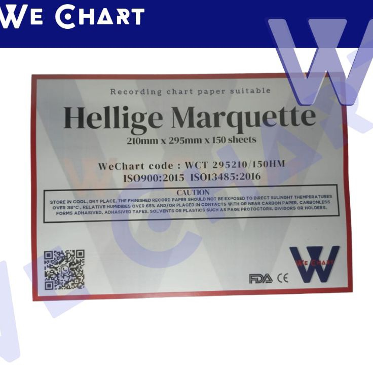 

6AI99545 Kertas ECG HALLIGE MARQUETTE 21MM X 295MM X 15 Sheets