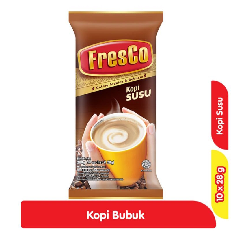 

FresCo Kopi Instan Krim Susu 10 x 28 g