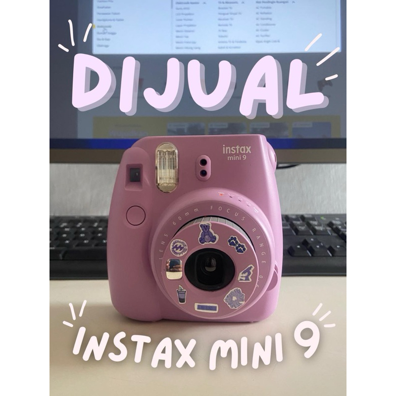 Kamera Polaroid | FUJIFILM INSTAX MINI 9 - SMOKEY PURPLE | SECOND HAND