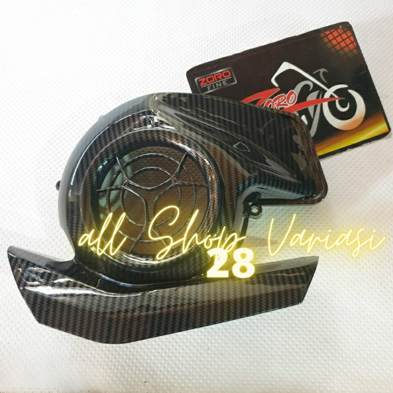 Cover tutup Kipas Fazzio / freego / grand filano / mio gear karbon wtp celup carbon ZORO