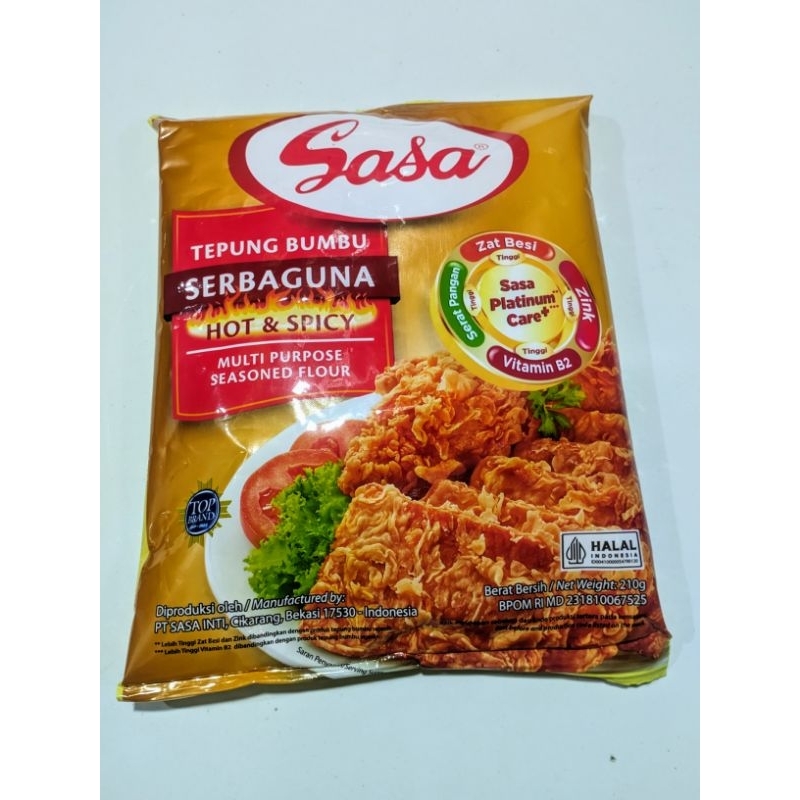 

TEPUNG SASA SERBAGUNA HOT & SPICY 210GRAM