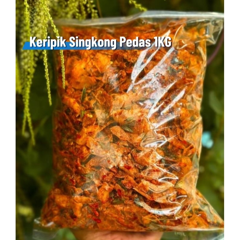 

Keripik Singkong Pedas Daun Jeruk 1Kg / Keripik Singkong Sultan Termurah 1Kg