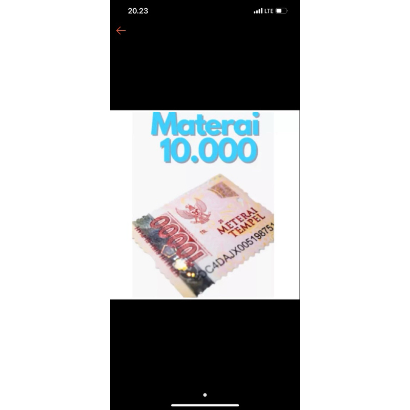

materai 10000