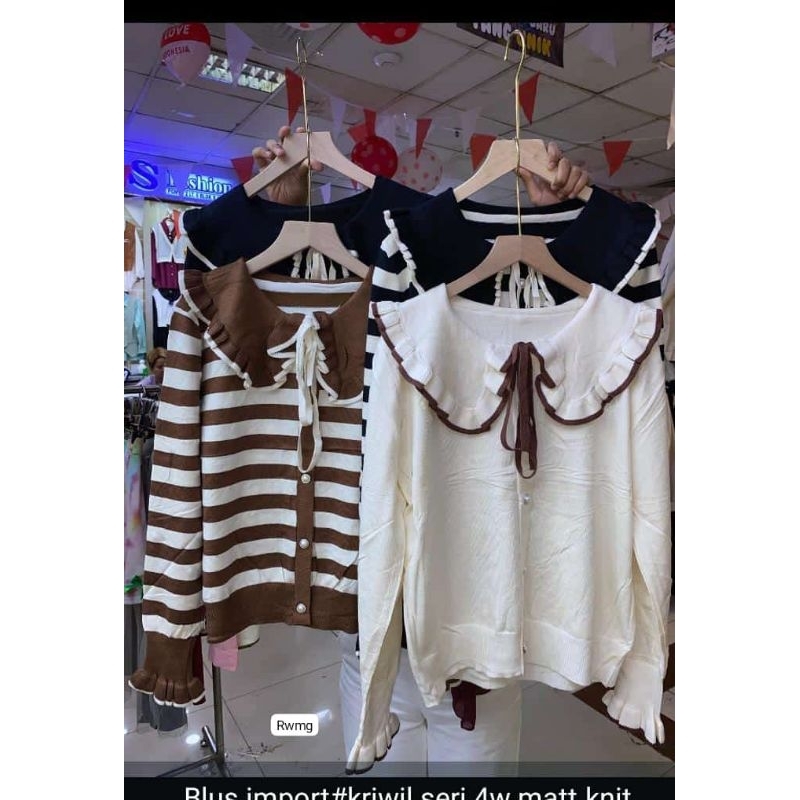 blouse rajut/ rajut import bangkok/ rajut bkk/