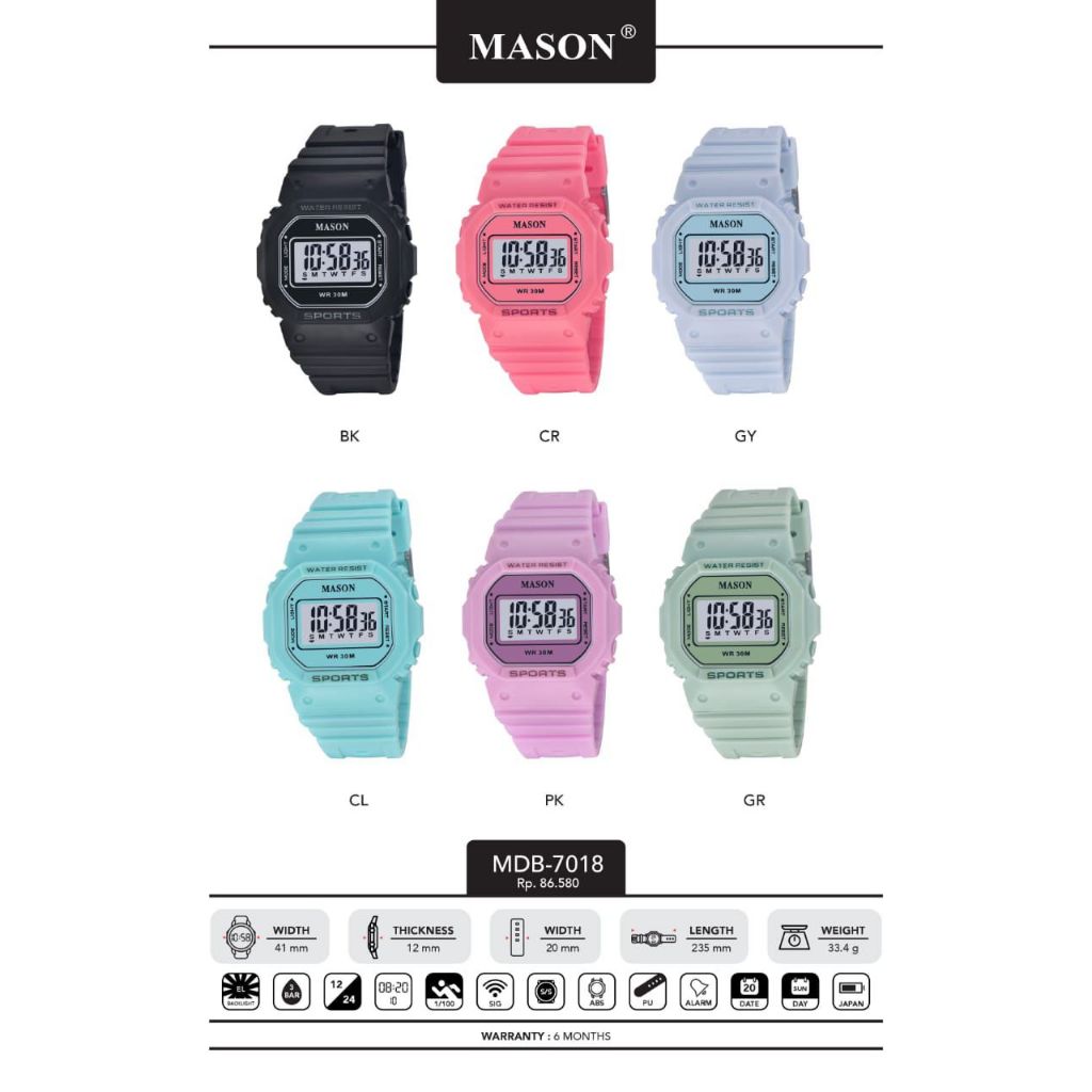 jam tangan anak mason